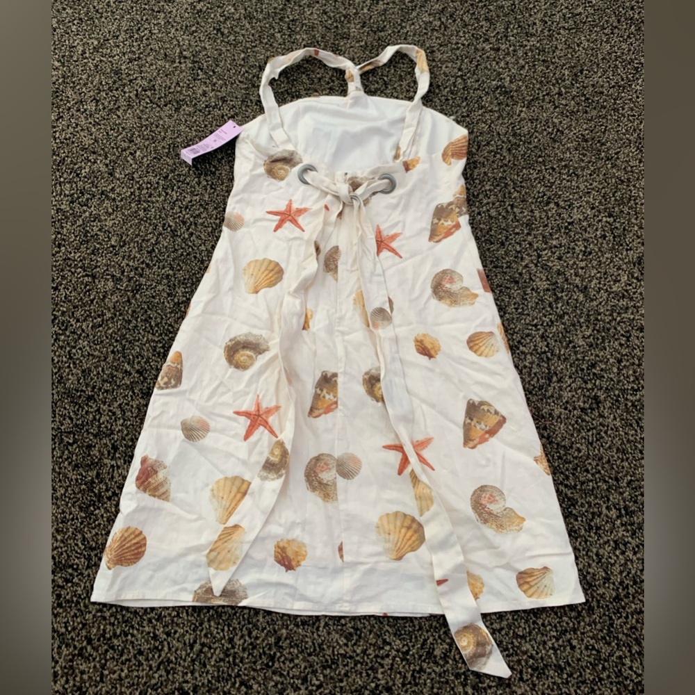 Wild fable Cream Seashell Print Dress size XS NWT - Picture 4 of 9